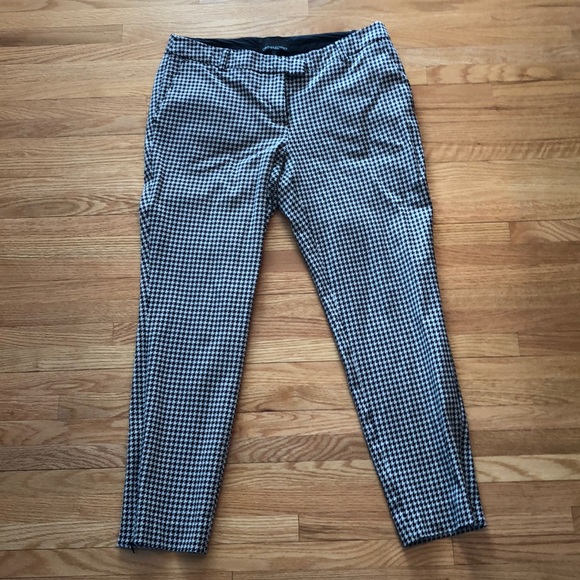 Cynthia Rowley Pants - Ankle length houndstooth trousers